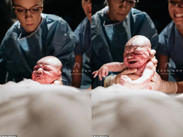 Người phụ nữ tự chụp ảnh trong lúc sinh con gây sốt cộng đồng mạng