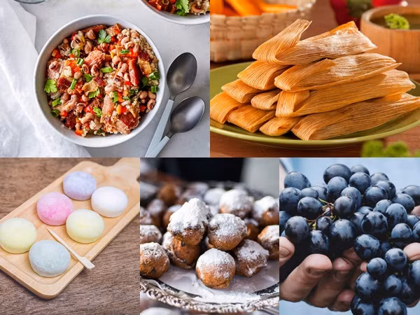 Món ăn đặc trưng đón năm mới của các nước phương Tây