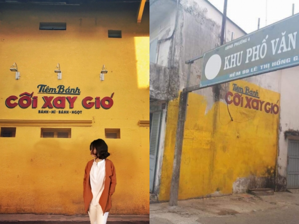Bức tường Cối xay gió nổi tiếng bỗng xuất hiện "hàng fake" ở… Mỹ Tho!