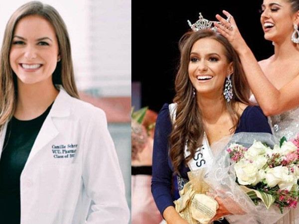 Thí sinh làm… thí nghiệm hóa học trong phần thi tài năng và giành vương miện hoa hậu!