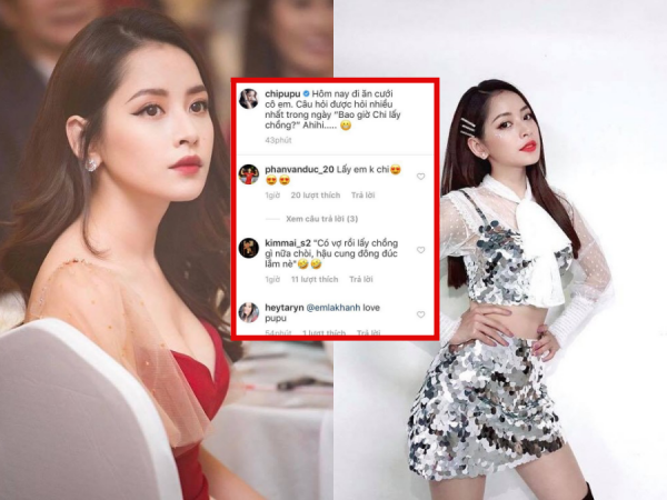 Chi Pu đăng ảnh bị hỏi "Bao giờ lấy chồng", Phan Văn Đức vào thả thính một câu bất ngờ