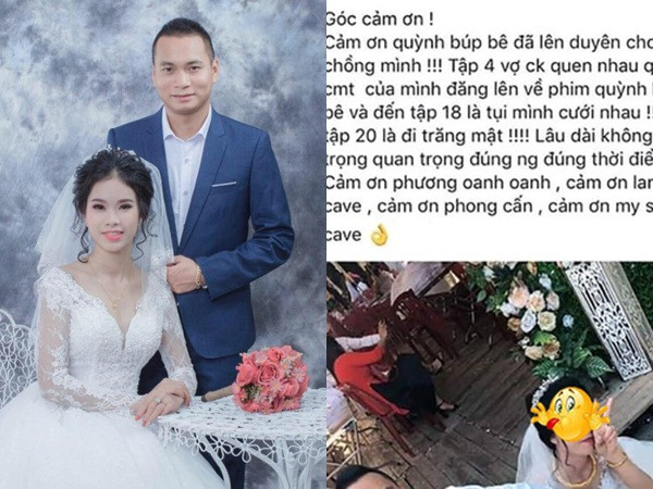 Cặp đôi lên mạng cảm ơn "Quỳnh búp bê" se duyên chuyện tình: Tập 4 quen, tập 18 làm đám cưới