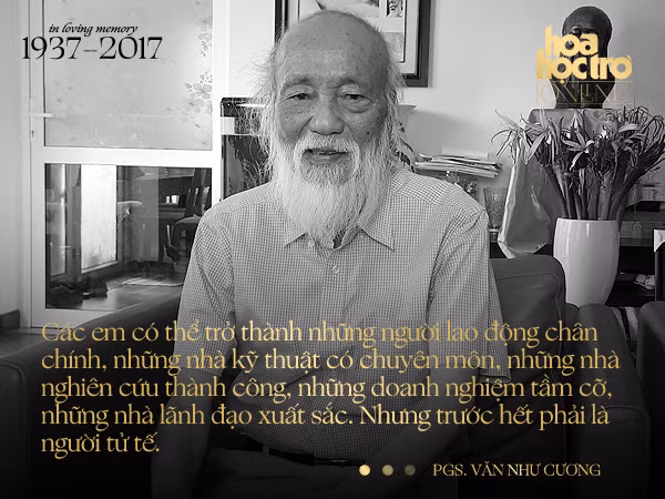 Những câu nói “khắc tạc” vào trái tim học trò của PGS. Văn Như Cương