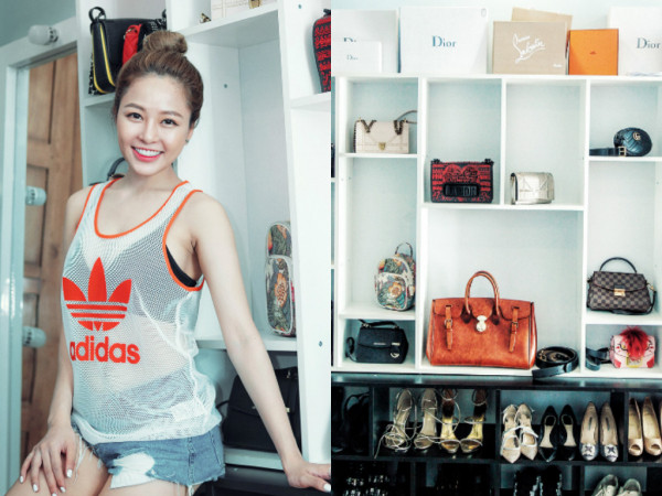 Choáng ngợp với tủ đồ hiệu tiền tỷ của hot girl Trâm Anh
