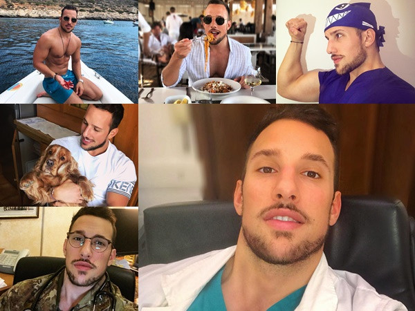 Bác sĩ quân y "hút khách" nhờ đẹp trai, cao 1,85 m, thân hình 6 múi