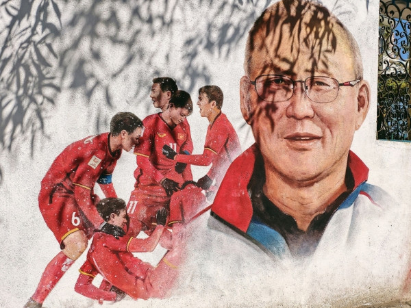 Ghé thăm làng chài xứ Quảng, ngắm nhìn bức bích họa cảm ơn thầy trò HLV Park Hang Seo