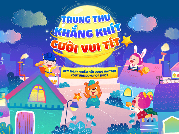 POPS Kids tổ chức nhiều hoạt động đặc sắc dành cho các bé trong dịp lễ trung thu