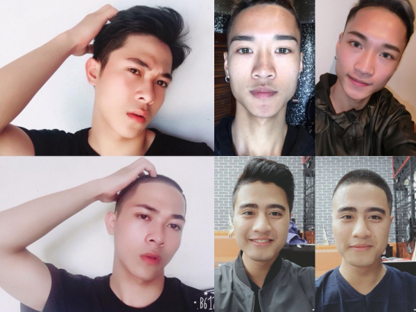 Các thanh niên khoe ảnh "xuống tóc" nhập ngũ cực đẹp trai và nam tính!
