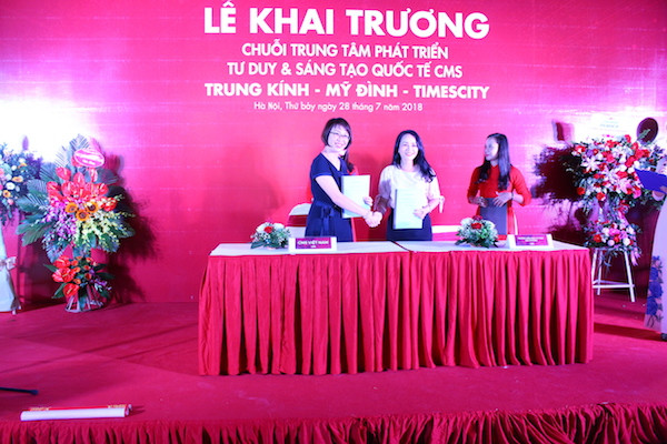Trên đà thắng lợi, CMS khai trương trung tâm mới tại Trung Kính, Mỹ Đình và Times City