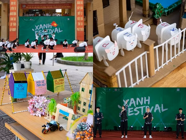 Bắc Ninh: Teen THPT Yên Phong 2 chung tay lan tỏa thông điệp vì môi trường