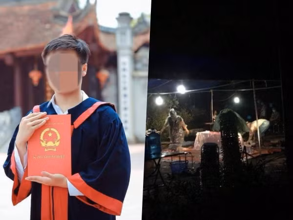 Phát hiện thi thể nam sinh ĐH Ngoại thương trong tư thế treo cổ trên bãi đất trống