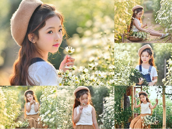 "Nàng công chúa tóc mây" 6 tuổi phiên bản Việt