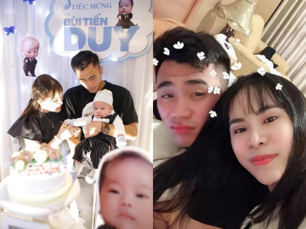 Tiền vệ Bùi Tiến Dụng bất ngờ khoe con trai đầu lòng 3 tháng tuổi, nhiều fan vào chúc mừng