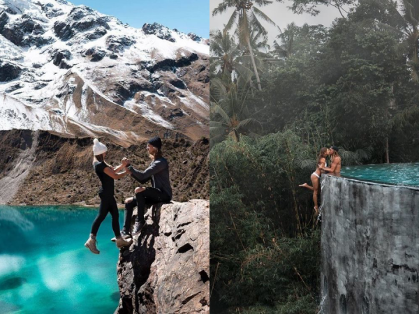 Cặp đôi với loạt ảnh mạo hiểm nhìn muốn "rụng tim" khiến người xem khiếp sợ