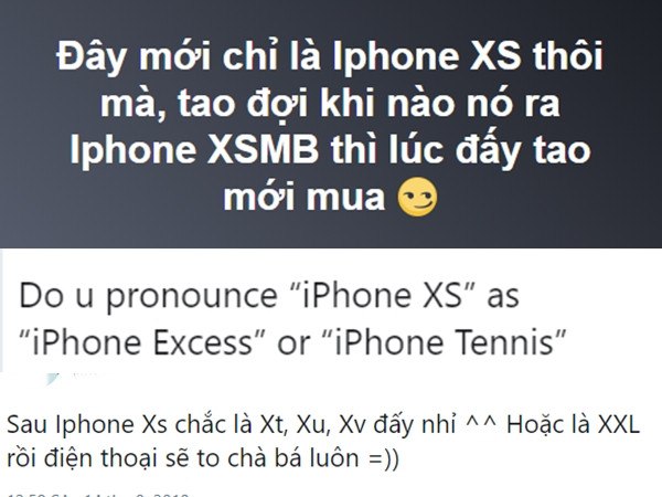 Sau các "tân binh" Xr, Xs, Xs Max, bạn hãy thử đoán tên gọi của thế hệ iPhone tiếp theo?