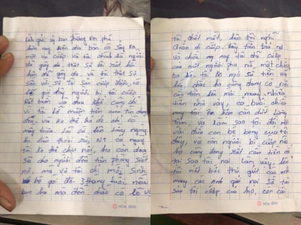 Vụ cướp kì lạ dịp Tết: Tên trộm trả lại 100 triệu cùng thư xin lỗi vì "cắn rứt lương tâm"