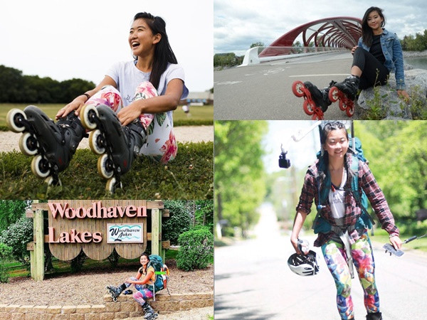 Cô gái 23 tuổi trượt patin "phượt" xuyên nước Mỹ khi không một xu dính túi