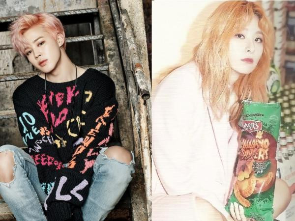 Jimin (BTS) và Seulgi (Red Velvet): Vẫy tay cũng hóa thành đang-hẹn-hò?