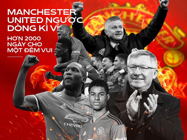Manchester United ngược dòng kì vĩ: Hơn 2000 ngày cho một đêm vui!