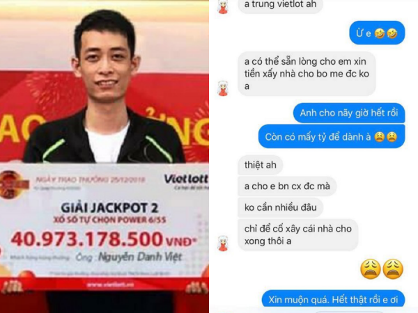 Nếu bạn muốn tìm họ hàng trong 1 nốt nhạc, hãy trúng Vietlott theo cách của chàng trai này!