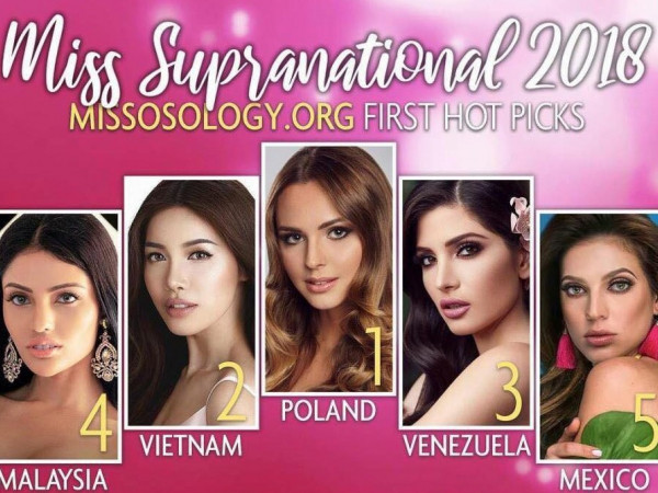 Minh Tú được dự đoán giành ngôi Á hậu 1 Miss Supranational 2018