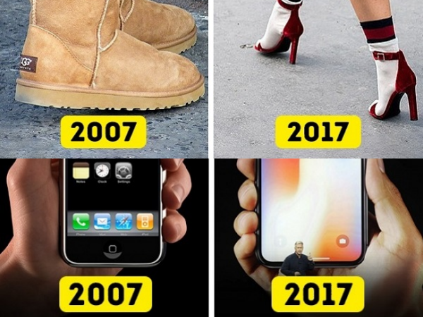 Những đổi thay không ngờ từ năm 2007 đến 2017