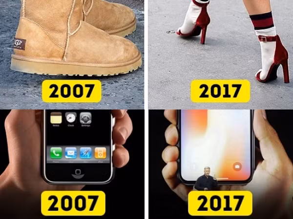 Những đổi thay không ngờ từ năm 2007 đến 2017