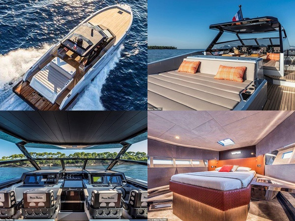 Du thuyền cao tốc sang trọng nhất thế giới với giá 24 tỉ đồng trông như thế nào?