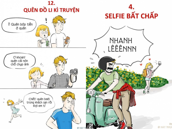 Bộ tranh vui: Những tình huống khi đi phượt - Chuẩn không cần chỉnh!