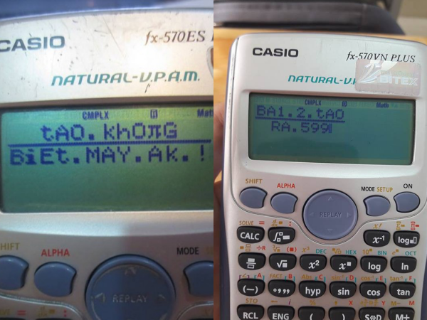 Thời đại "teencode" trở lại khi teen mình "soạn thảo văn bản" bằng... máy tính bỏ túi