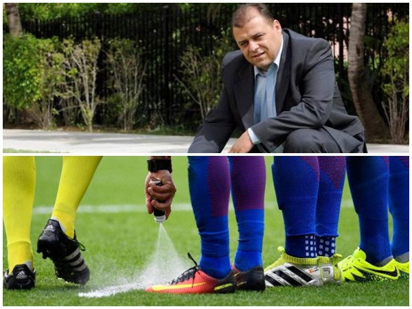 Câu chuyện buồn ít người biết đằng sau bình xịt bọt tự tan các trọng tài World Cup đang sử dụng