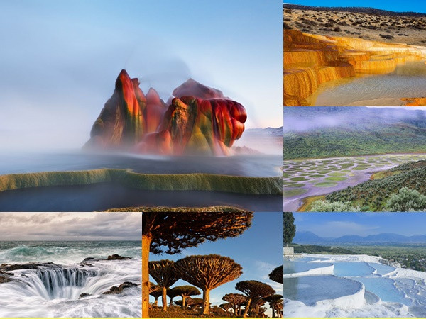 9 địa điểm đẹp kỳ lạ đến mức khó tin chúng tồn tại