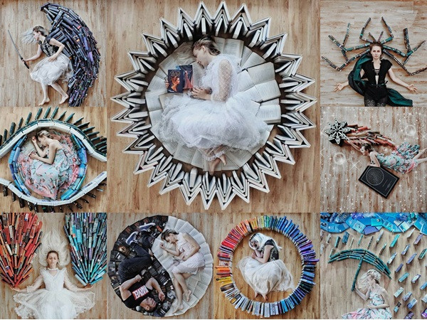 Những bức ảnh tạo hình tuyệt đẹp và sáng tạo từ những cuốn sách