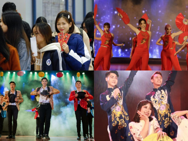 Hà Nội: Sinh viên ĐH Kinh tế Quốc dân quẩy tưng bừng Dạ hội chào năm mới 2019