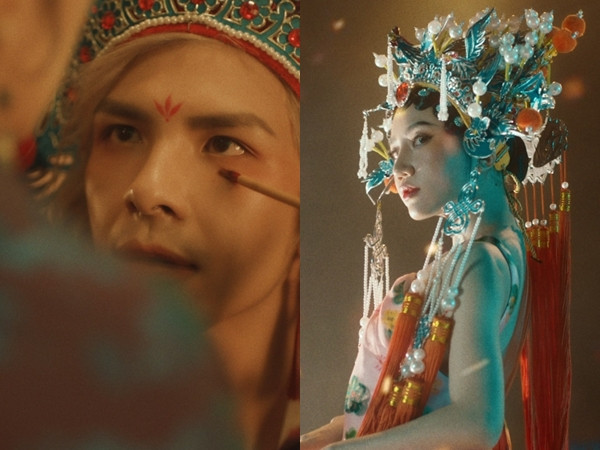 Khán giả xôn xao đặt nghi vấn "Bạch Liên" Denis Đặng xuyên không cùng Orange hát bội?