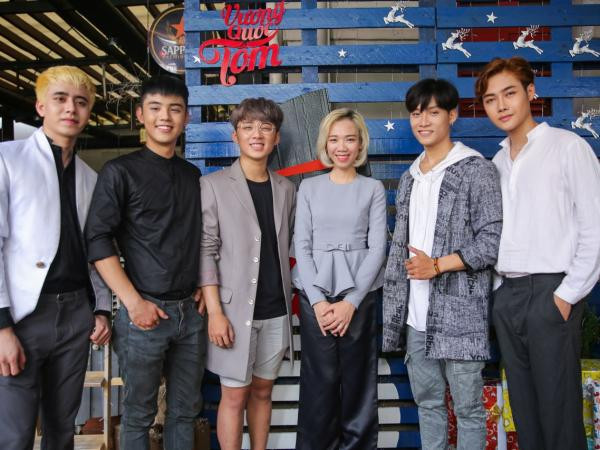 Luk Vân thủ vai chính bên cạnh dàn trai đẹp trong phim ngắn do mình làm đạo diễn