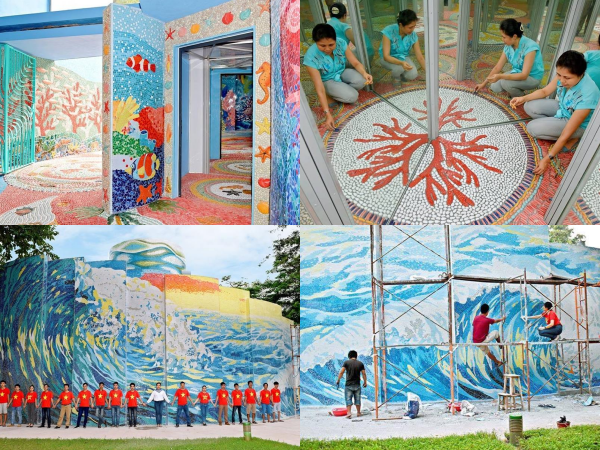 Hà Nội: Thích thú ngắm diện mạo mới đầy màu sắc của nhà gương ở Công viên Thống Nhất