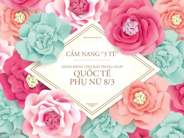 Cẩm nang “3 Tế” dành riêng cho bạn trong ngày Quốc tế Phụ nữ 8/3