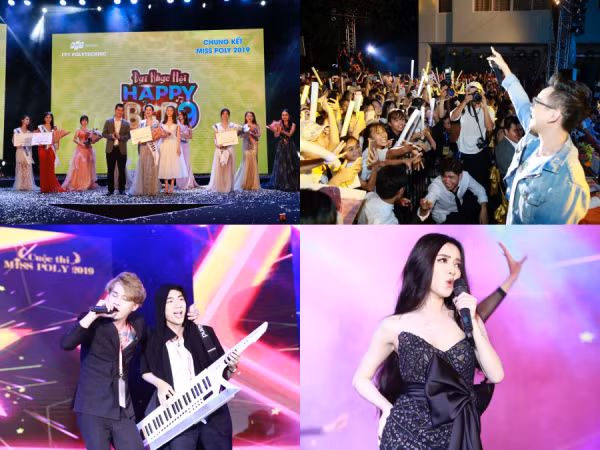 Giới trẻ "quẩy" cực sung tại Đại nhạc hội Happy Bee và chung kết Miss Poly 2019