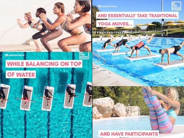 Đỉnh cao chưa, lớp học yoga trên nước!