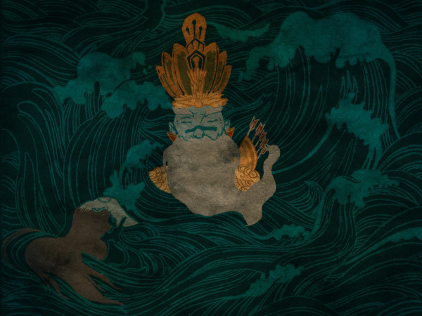 Không xuất hiện trên phim, Ngọc Diệp vẫn giúp chồng tạo ra đoạn phim đặc biệt trong "Lôi Báo"