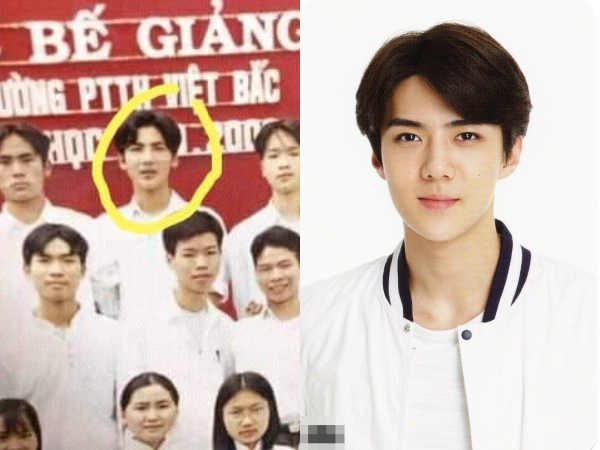 Xem lại ảnh "cha chú" tốt nghiệp 18 năm trước, bất ngờ phát hiện anh em "song sinh" của Sehun (EXO)