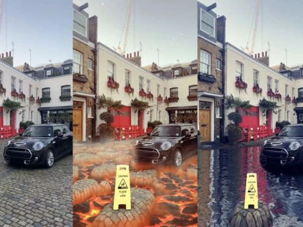 Ứng dụng biến mặt sân thành dòng sông, nham thạch khiến dân tình phát cuồng vì quá ảo diệu