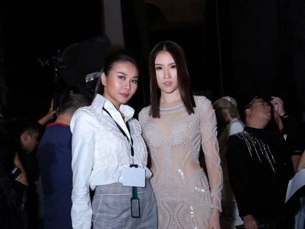 MC VTV Thanh Thanh Huyền không hề kém cạnh khi đọ dáng cùng siêu mẫu Thanh Hằng 