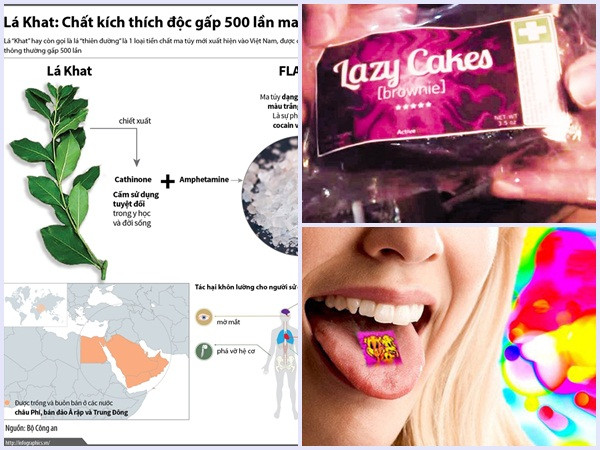 6 loại ma túy thế hệ mới cực nguy hiểm vừa xuất hiện ở Việt Nam