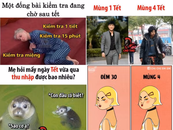 Loạt ảnh chế về nỗi "ám ảnh" mang tên hết Tết của cư dân mạng