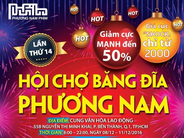 Thỏa sức mua sắm tại Hội chợ băng đĩa Phương Nam 2016