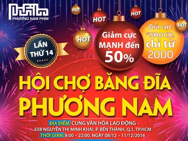 Thỏa sức mua sắm tại Hội chợ băng đĩa Phương Nam 2016