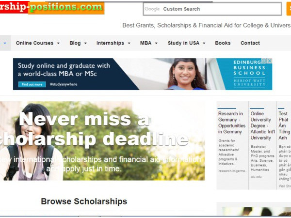 Trên mạng có rất nhiều website, phải tìm thông tin du học, học bổng ở đâu thì chuẩn?
