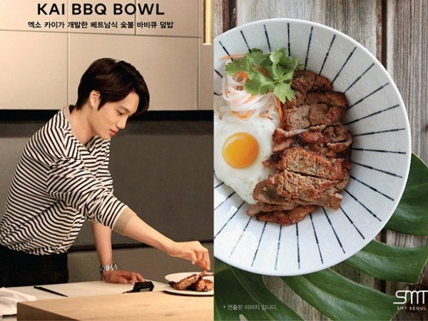 Tuyệt vời chưa, SM Ent vừa tung ra món ăn mới mang tên “Cơm sườn Kai”